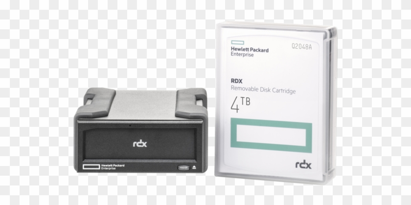 Hpe Rdx 4tb External Disk Backup System Center Facing - Q2048a Hpe Rdx 4tb Removable Disk Cartridge Clipart