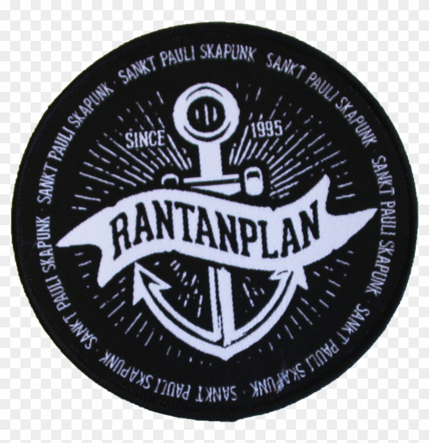 Rantanplan 'anker' Aufnäher Rund - Label Clipart #3605449