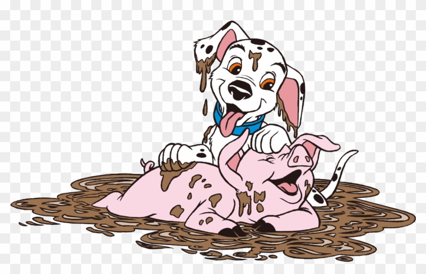 Dalmation Clipart Spotted Puppy - 101 Dalmatians - Png Download