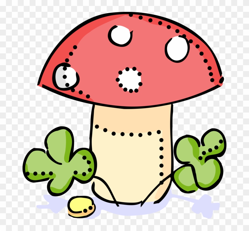 Or Toadstool With Lucky - Edible Mushroom Clipart #3606045
