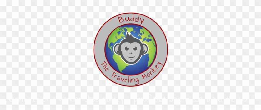 Buddy The Traveling Monkey - Sign Clipart #3606537