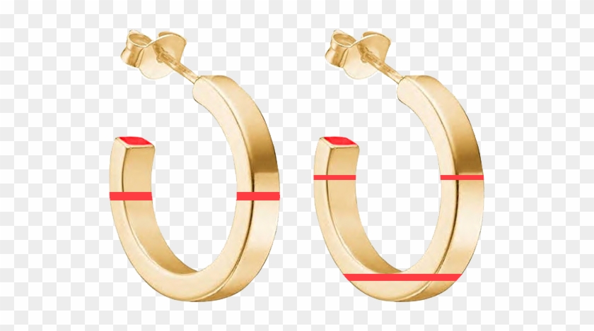 Brie Hoops - Earrings Clipart