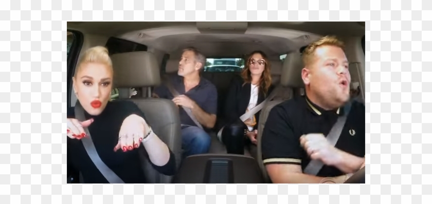 Los Dos Actores De Hollywood George Clooney Y Julia - Gwen Stefani Julia Roberts Clipart