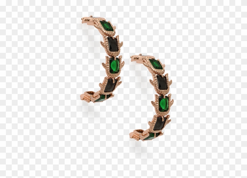 Cluster Emerald Hoops Cluster Emerald Hoops - Earrings Clipart #3606822