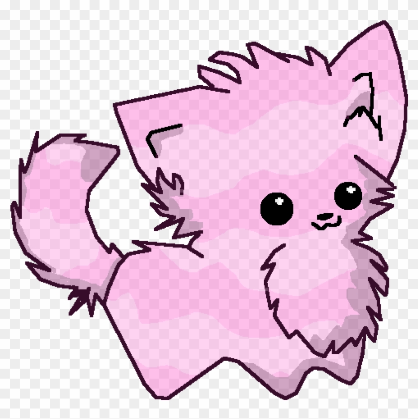 Pompom As A Actual Cat - Draw Cute Kittens Clipart