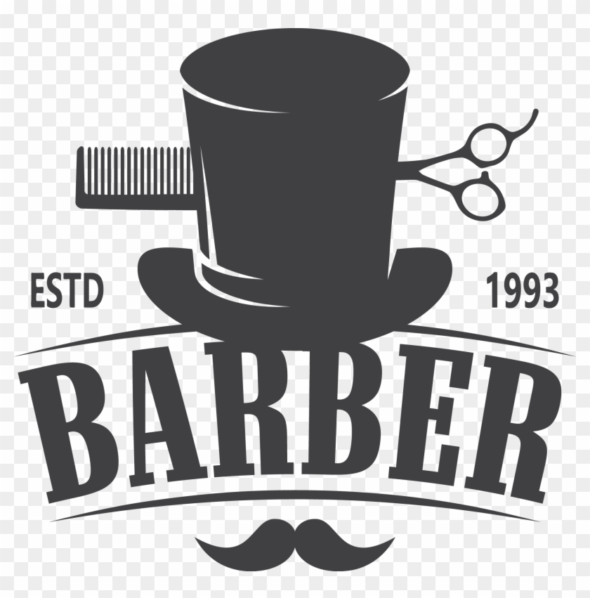Shop Hairstyle Hairdresser Vector Barber Logo Comb - Coffee Cup Clipart