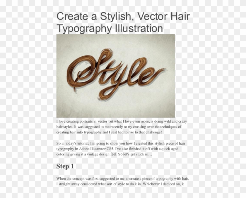 Docx - Hair Font Photoshop Clipart