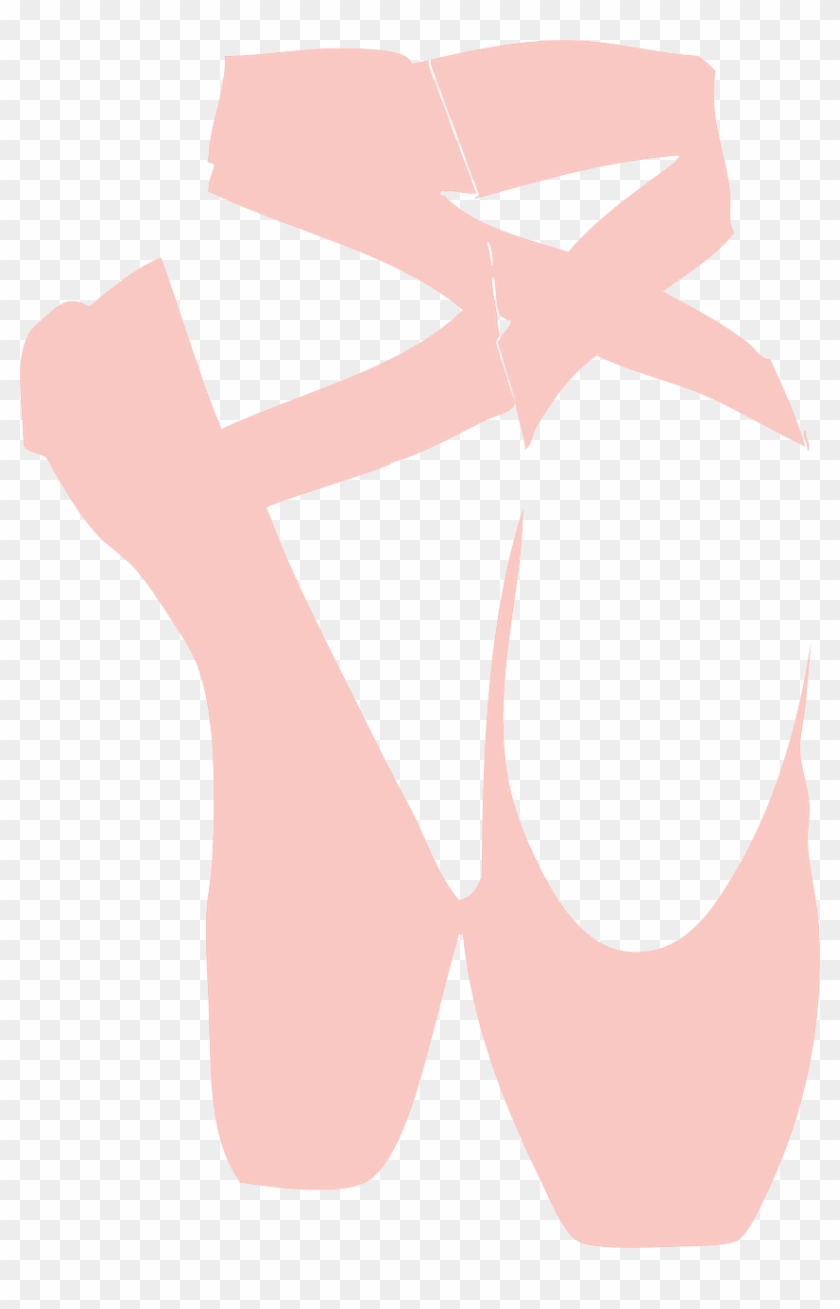 Dance, Girl, Feet, Pink, Shoes, Ballet, Slippers - Cartoon Ballet Shoes Clipart