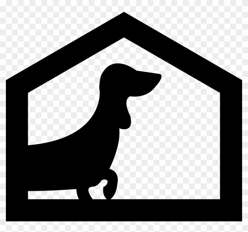 Dog House Svg Png Icon Free Download Ⓒ - Dog House Png Silhouette Clipart #3607899