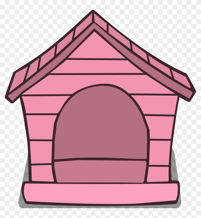 Image Pink Png Club - Pink Dog House Clipart Transparent Png