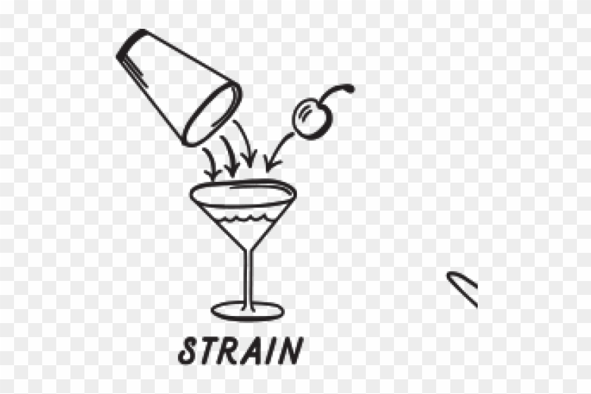 Cocktail Clipart Manhattan Cocktail - Martini Glass - Png Download #3608642