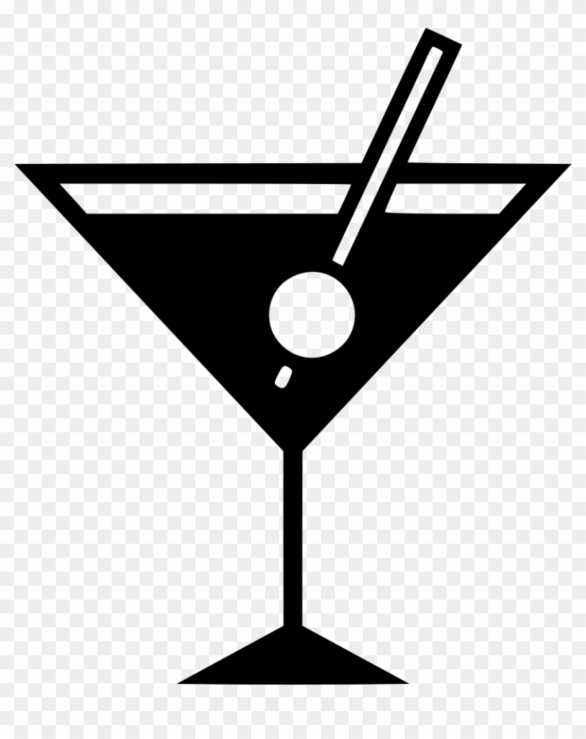 Coctail Martini Party Nightlife Glass Wine Comments - Nightlife Icon Png Clipart #3609051