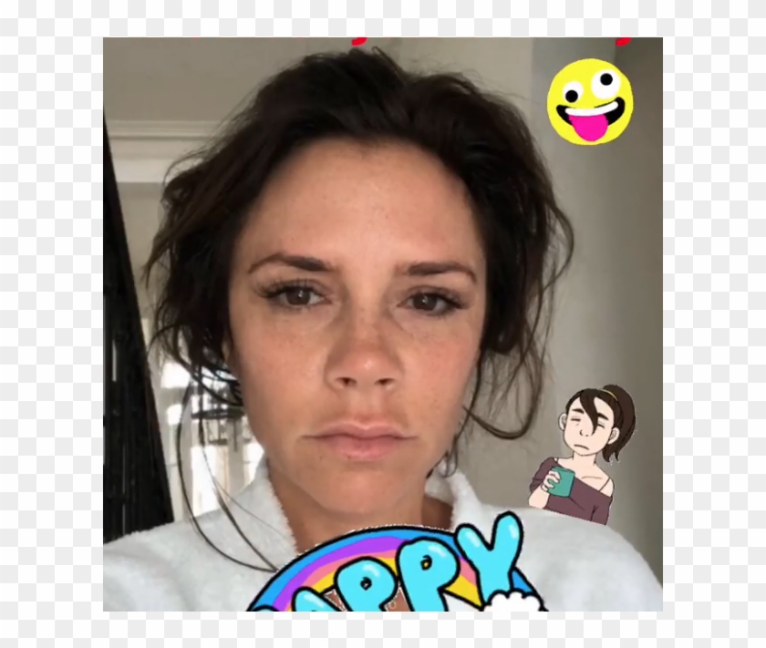 Victoria Beckham Celebrates Her 45th Birthday With - Victoria Beckham Birthday Clipart #3609342