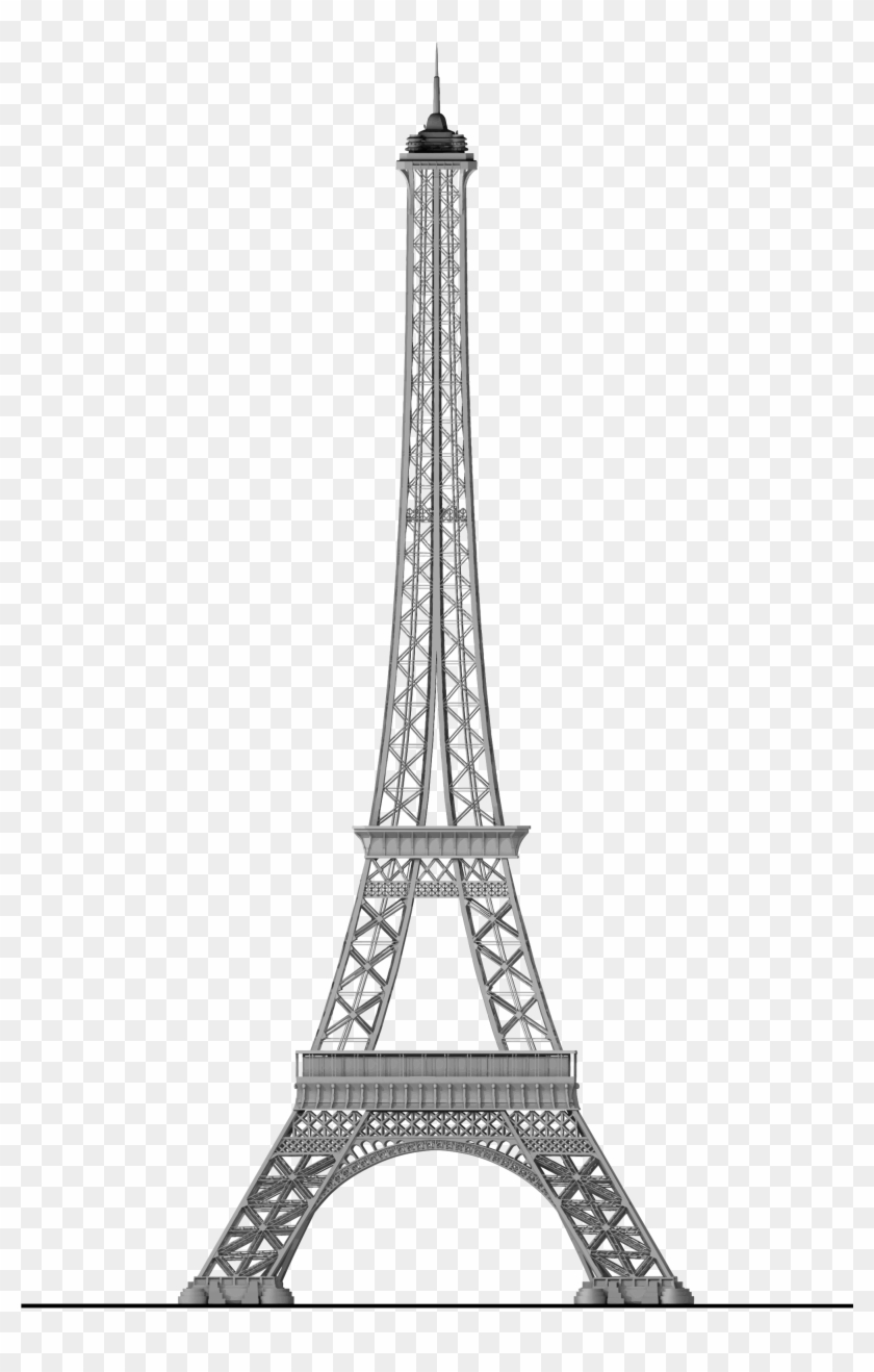 Eiffel Clipart Francais - Eiffel Tower Drawing Big - Png Download #3609410