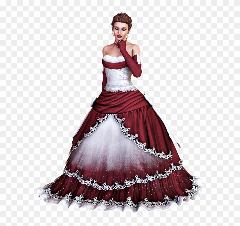 Female Lady Woman Young Happy Girl Attractive - Gaun Ke New Design Clipart #3609525