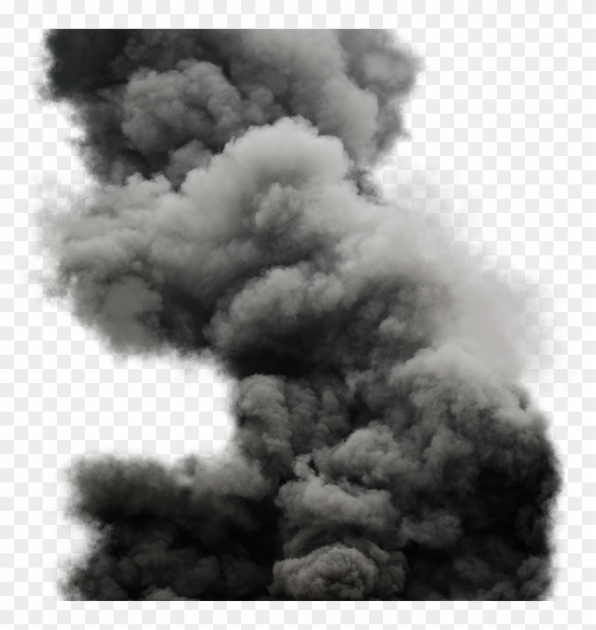 Black Smoke Cloud Png Clipart #3609638