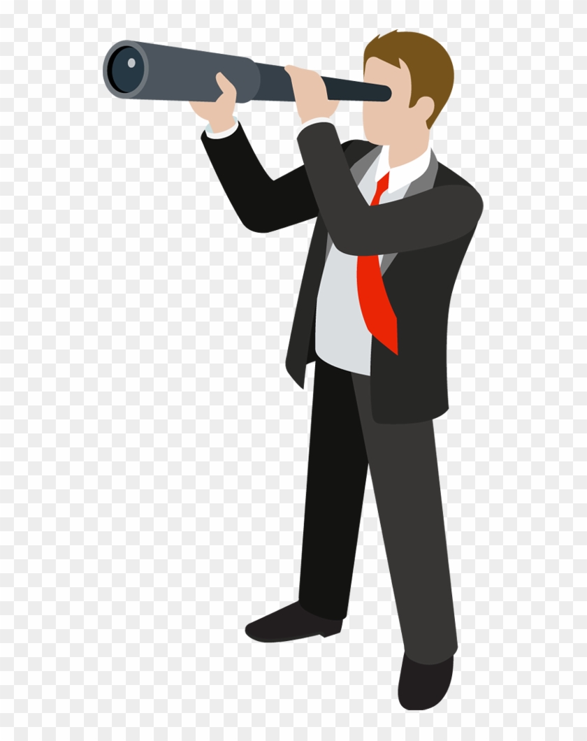 Clip Art Library Download - Man With Telescope Png Transparent Png #3609704