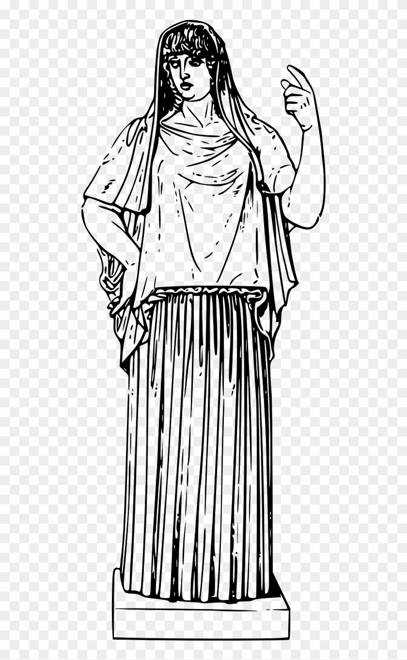 Vesta Ancient Greek Mythology Png Image - Hestia Greek Goddess Clipart
