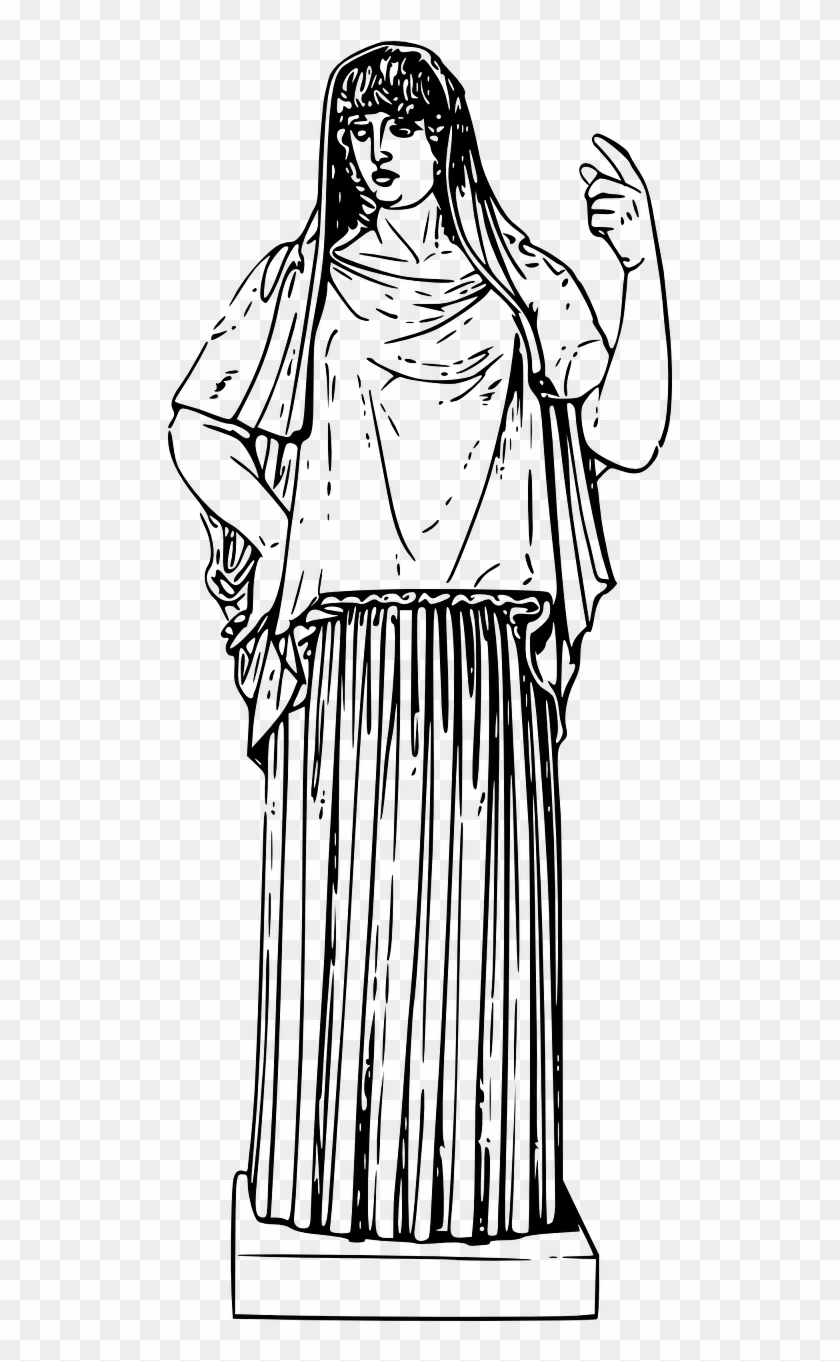 Vesta Ancient Greek Mythology Png Image - Hestia Greek Goddess Clipart #3609764