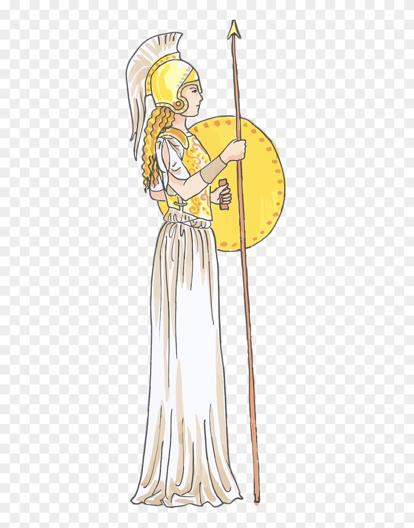 Greek Mythology / 6th Grade - Athena Drawing Greek Goddesses Clipart