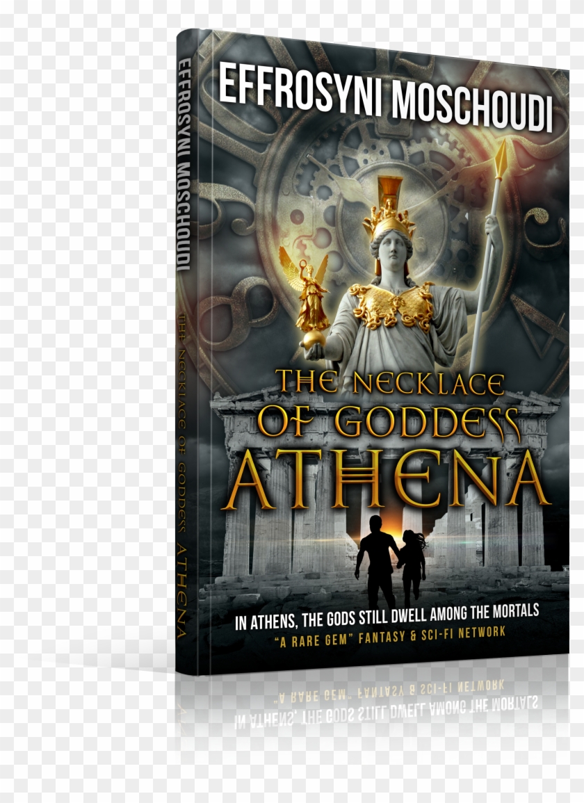 Goddess Athena 3d Book - The Necklace Of Goddess Athena Clipart