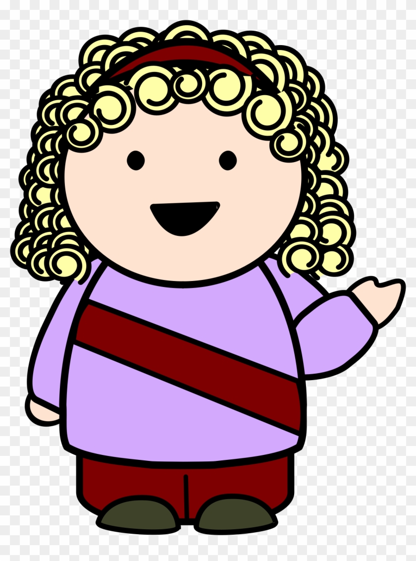 This Free Icons Png Design Of Pointing Girl - Clip Art Transparent Png