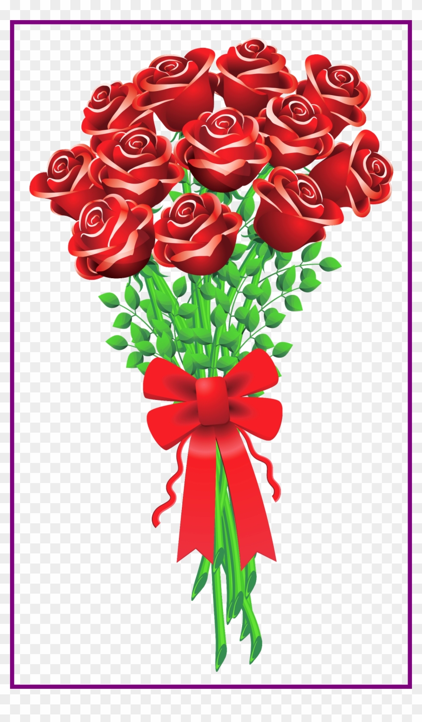 Amazing Ba A Orig Png Clipart Wedding Of Red Rose Flower - Bouquet Of Flowers Clipart Transparent Png #3611049