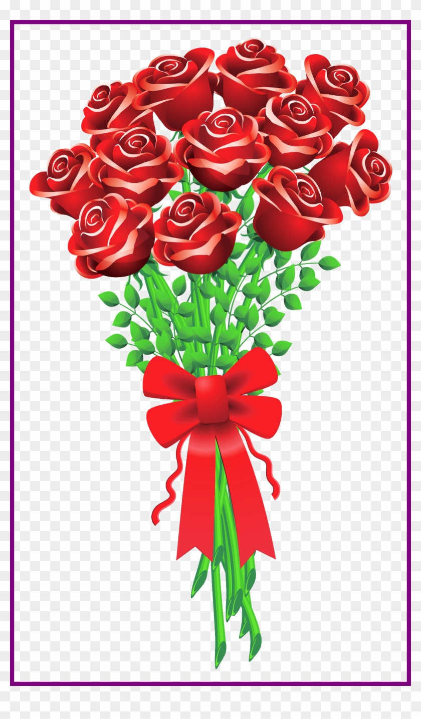 Amazing Ba A Orig Png Clipart Wedding Of Red Rose Flower - Bouquet Of Flowers Clipart Transparent Png