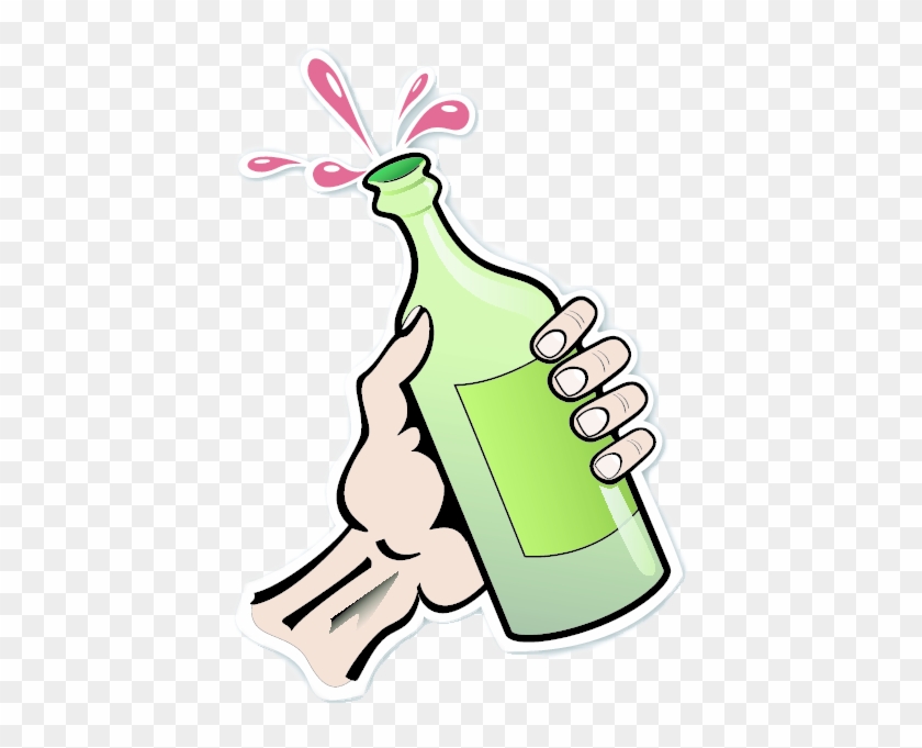 Beer Bottle Clipart Png - Bottle On The Hand Transparent Png