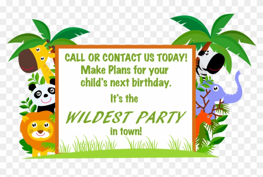 Zoo Clipart Zoo Birthday - Child - Png Download