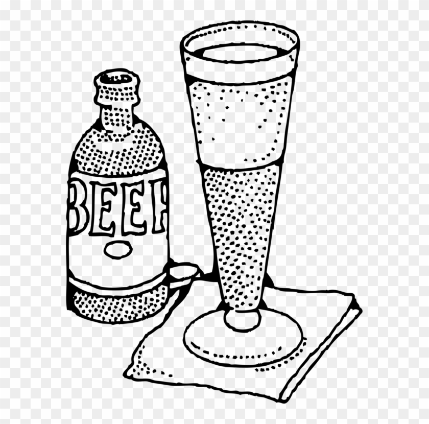 Beer Glasses Beverage Can Brewery Beer Bottle - Beer Clip Art - Png Download #3611525