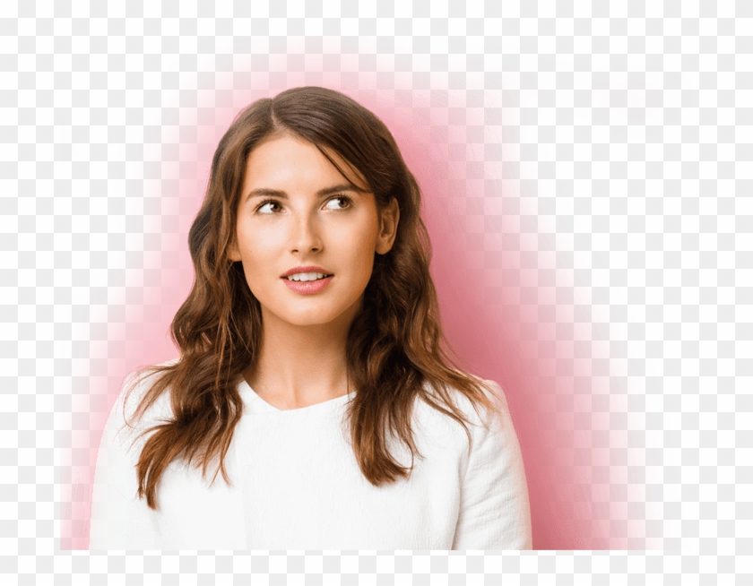 Woman Thinking About Whether The Pill Is The Best Birth - Photo Shoot Clipart