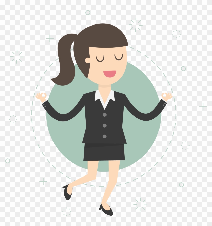 Businessperson Cartoon Business - Business Woman Illustration Png Clipart
