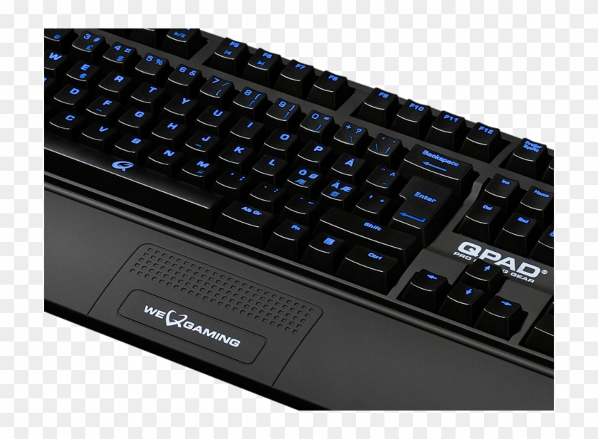 Qpad Mk-80 Mid With Led On Transparent Background - Qpad Mk 80 Pro Clipart #3612112