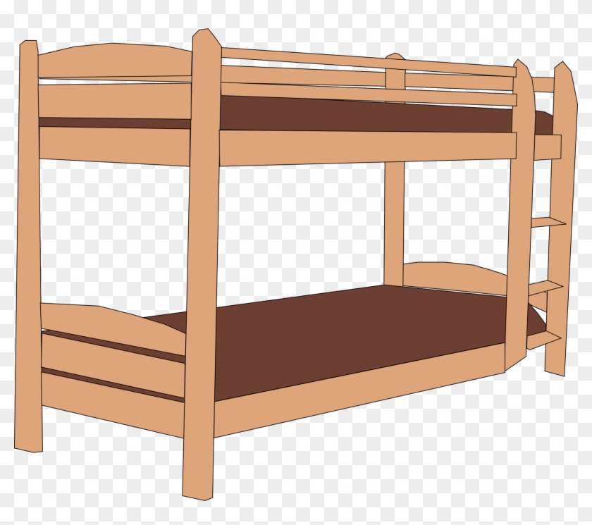 Cartoon Bunk Bed - Bunk Bed Clipart - Png Download