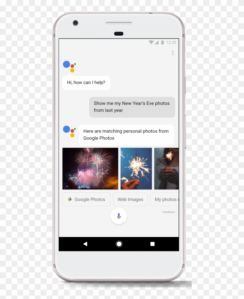 Google Assistant Photos - Google Assistant Png In Mobile Clipart #3612429