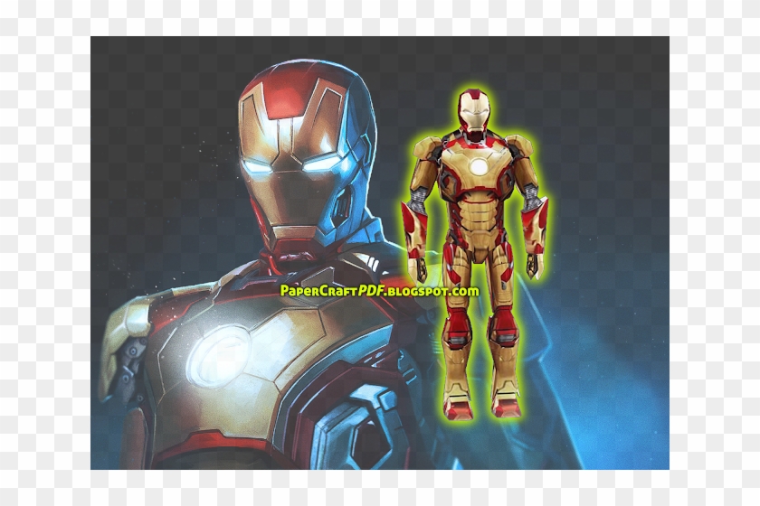 Download Mark Xlii Iron Man Suit Iron Man 3 Papercraft - Iron Man Wallpapers For Windows 10 Clipart #3612460