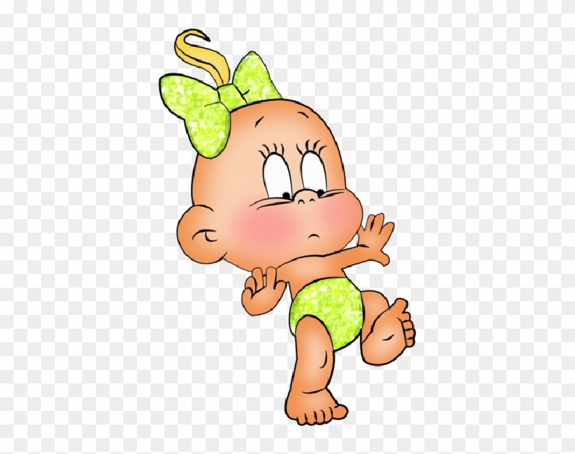 Cartoon Baby Girl Clipart - Funny Clipart Baby - Png Download #3612576