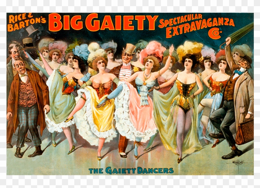 Cab - Vaudeville 1890s Poster Clipart #3612677