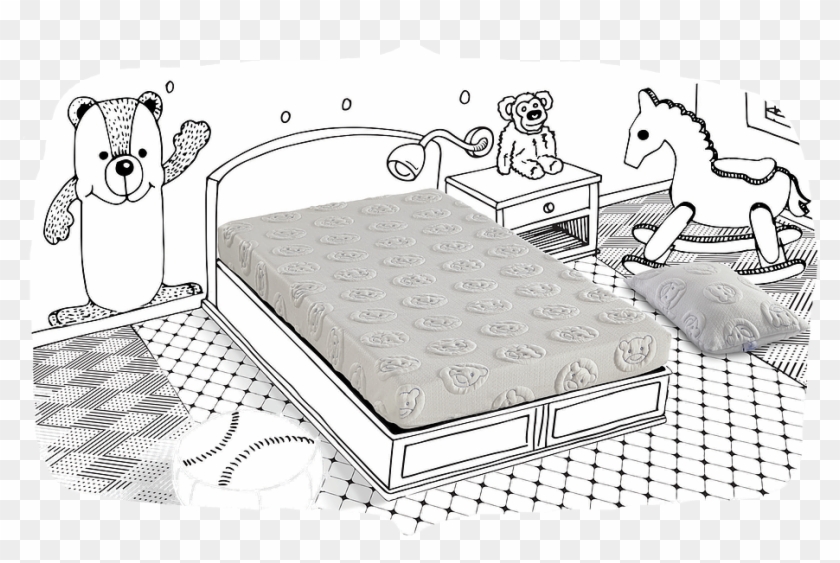 Kids Mattress,sweet Dream Mattress By The Bed Boss - Cartoon Clipart #3612969