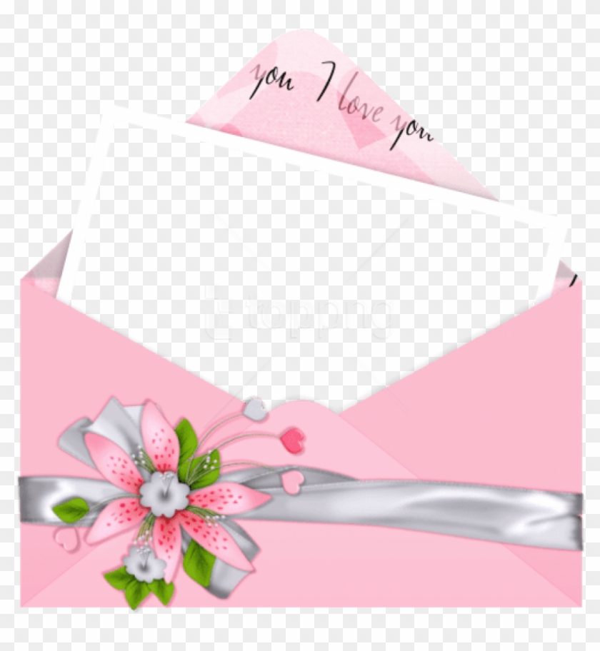Free Png Download Pink Letter I Love You Png Images - Güzel Zarflar Clipart #3613643