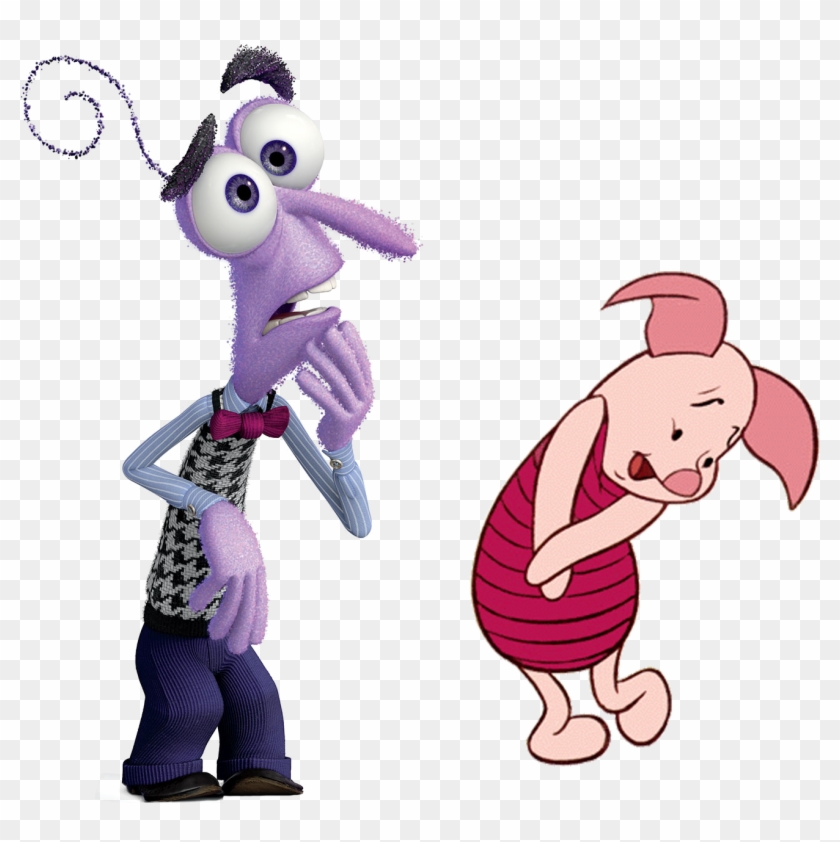 Fear Is The Piglet Of The Inside Out Group, Endlessly - Inside Out Characters Fear Costume Clipart #3613703