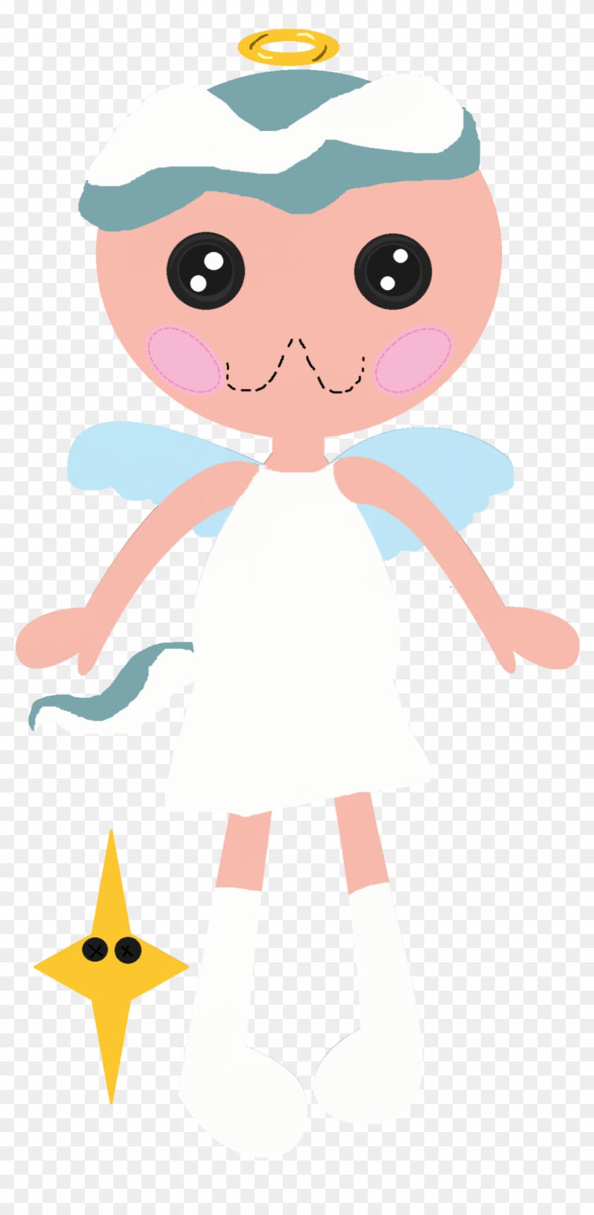 The Angel Cat Is Lalaloopsy Land's Very Best In Heaven - Cartoon Clipart #3613743
