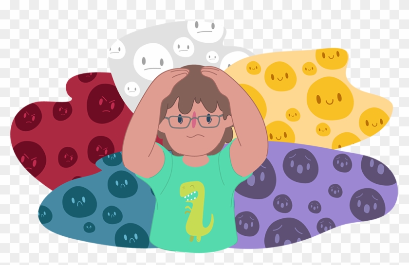 Drawing Sadness Emotional - Coping With Emotions Clipart