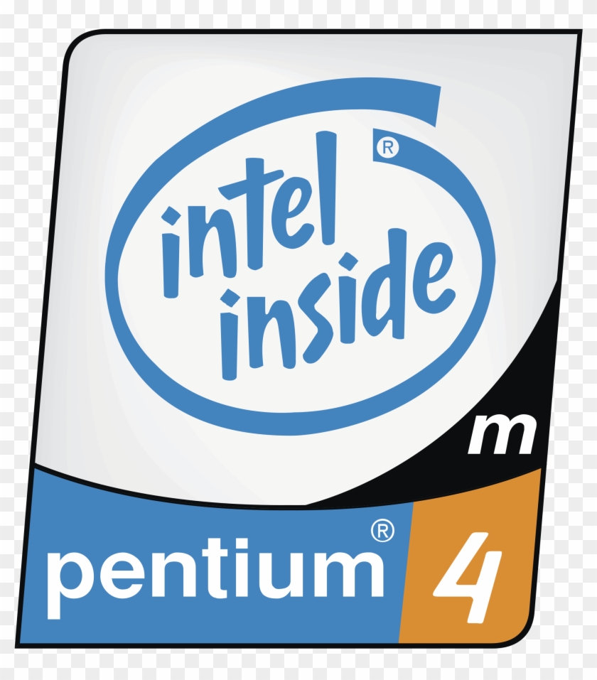Pentium 4 Processor M Logo Png Transparent - Intel Pentium 4 Processor M Clipart #3614408