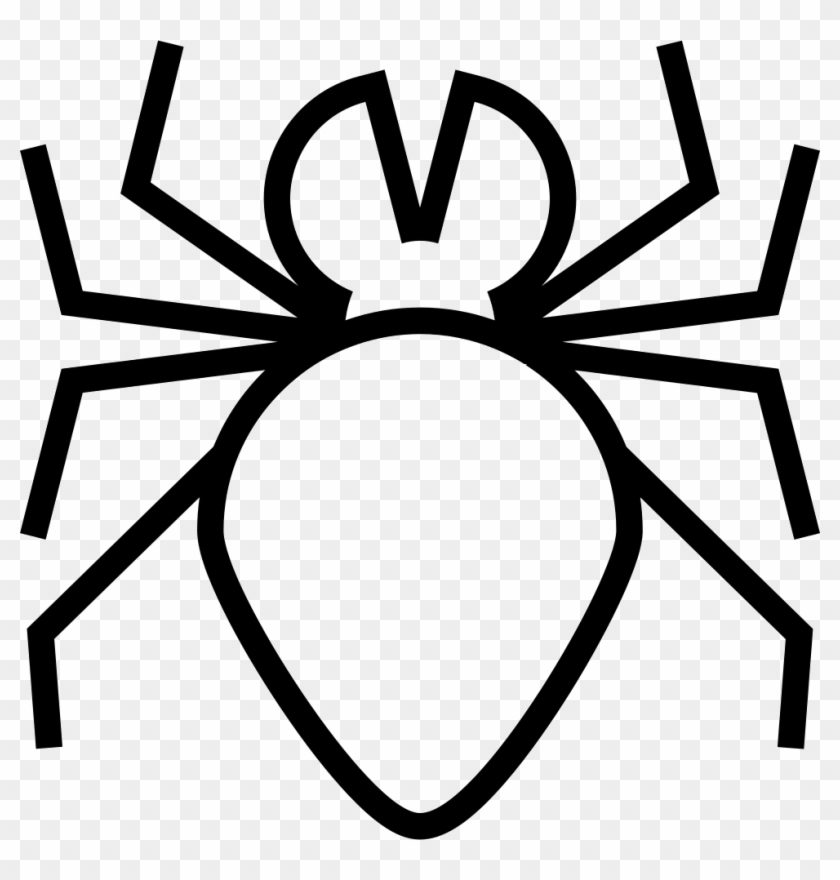 Halloween Spider Outline Comments - Outline Images Of Spider Clipart