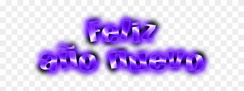 Letras De Feliz Año Nuevo - Graphic Design Clipart #3614871