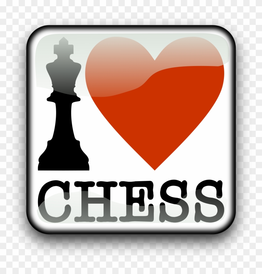 I Chess Vector Image Free Stock Photo - Heart Clipart #3615078