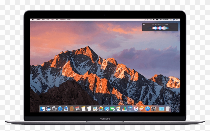 New Features Include Siri, Auto-unlock With Nearby - Macos Sierra 10.12 6 Clipart #3615184