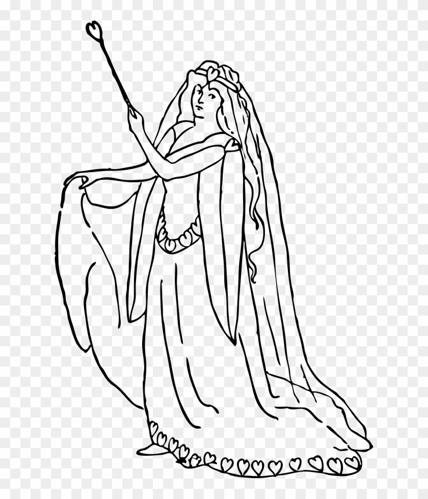 Representing Love Png - Gambar Sketsa Ibu Peri Clipart